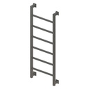 Loxley 1200 x 500mm Towel Rail - Matt Anthracite