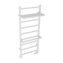 Launton Designer Towel Rail 1200 x 500mm - Matt White