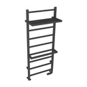 Launton Designer Towel Rail 1200 x 500mm - Matt Anthracite