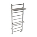 Launton Designer Towel Rail 1200 x 500mm - Chrome