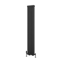 Rivassa 3 Column Rad. 1800 x 293mm - Matt Anthracite