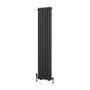 Rivassa 3 Column Rad. 1800 x 383mm - Matt Anthracite