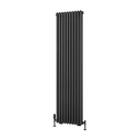 Rivassa 3 Column Rad. 1800 x 473mm - Matt Anthracite