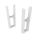 Rivassa 2 Column Radiator Feet (Pair) - Gloss White