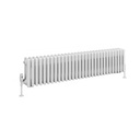 Rivassa 4 Column Radiator 300 x 1373mm - Gloss White