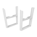 Rivassa 4 Column Radiator Feet (Pair) - Gloss White