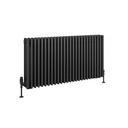 Rivassa 4 Column Radiator 600 x 1190mm - Matt Anthracite
