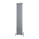 Rivassa 2 Column Radiator 1800 x 383mm - Chrome Effect