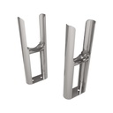 Rivassa 2 Column Radiator Feet (Pair) - Chrome Effect