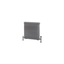 Rivassa 3 Column Radiator 600 x 608mm - Chrome Effect