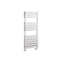 Tunstall Double 1200 x 500mm Towel Rail - Matt White