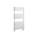 Tunstall Double 1200 x 600mm Towel Rail - Matt White