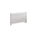 Tunstall Double 560 x 1000mm Towel Rail - Matt White