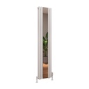 Tunstall Double Mirror 1800 x 380mm Radiator - Matt White