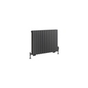 Tunstall Double 600 x 825mm Radiator - Matt Anthracite