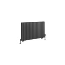 Tunstall Double 600 x 1002mm Radiator - Matt Anthracite