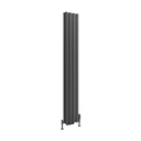 Tunstall Double 1800 x 280mm Radiator - Matt Anthracite