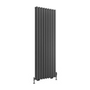 Tunstall Double 1800 x 630mm Radiator - Matt Anthracite