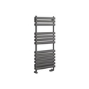 Tunstall Double 1200 x 500mm Towel Rail - Matt Anthracite