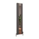 Tunstall Double Mirror 1800 x 380mm Radiator - Matt Anthracite