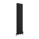 Tunstall Double 1800 x 420mm Radiator - Matt Black
