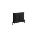 Tunstall Double 600 x 825mm Radiator - Matt Black