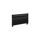 Tunstall Double 560 x 1000mm Towel Rail - Matt Black
