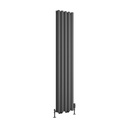 Tunstall Double 1800 x 350mm Radiator - Matt Anthracite