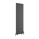 Tunstall Double 1800 x 490mm Radiator - Matt Anthracite