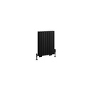 Tunstall Double 600 x 471mm Radiator - Matt Black