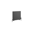 Tunstall Double 600 x 648mm Radiator - Matt Anthracite