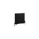 Tunstall Double 600 x 648mm Radiator - Matt Black