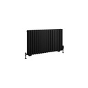 Tunstall Double 600 x 1061mm Radiator - Matt Black