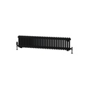 Rivassa 2 Column Radiator 300 x 1373mm - Matt Black