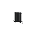 Rivassa 2 Column Radiator 600 x 473mm - Matt Black