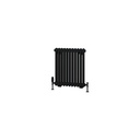 Rivassa 2 Column Radiator 600 x 518mm - Matt Black