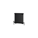 Rivassa 2 Column Radiator 600 x 563mm - Matt Black