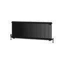 Rivassa 2 Column Radiator 600 x 1460mm - Matt Black