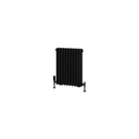 Rivassa 3 Column Radiator 600 x 473mm - Matt Black