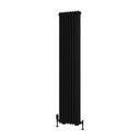 Rivassa 3 Column Radiator 1800 x 383mm - Matt Black