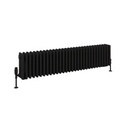 Rivassa 4 Column Radiator 300 x 1373mm - Matt Black