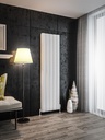 Guardia 1800 x 470mm Aluminium Radiator - Matt White