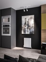 Guardia 600 x 470mm Aluminium Radiator - Matt White