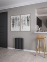 Guardia 600 x 470mm Aluminium Radiator - Matt Anthracite