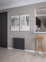 Guardia 600 x 660mm Aluminium Radiator - Matt Anthracite