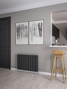 Guardia 600 x 850mm Aluminium Radiator - Matt Anthracite