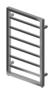 Ryton 800 x 500mm Towel Rail - Chrome