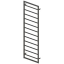 Kenilworth 1600 x 600mm Towel Rail - Matt Anthracite