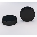 Round Vent Cap (Pair) - Black