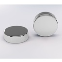 Round Vent Cap (Pair) - Chrome